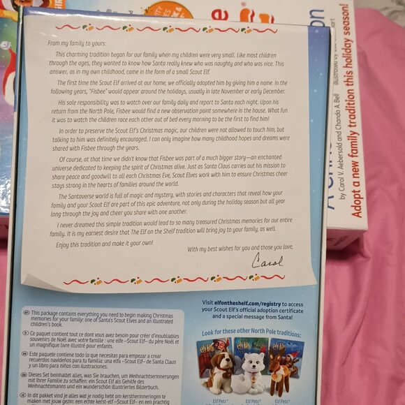 NEW Elf on the Shelf Box Set Girl Scout Elf with Brown Eyes with Storybook - Picture 9 of 11